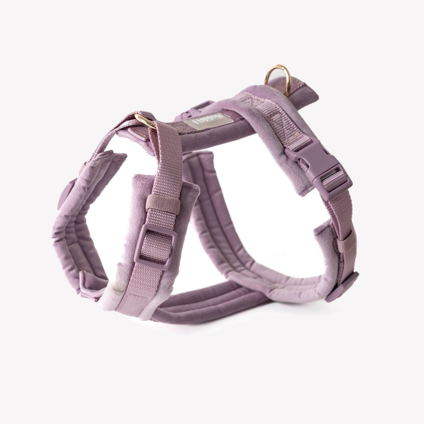 Lilas - Harnais pour chien en velours - Furlou