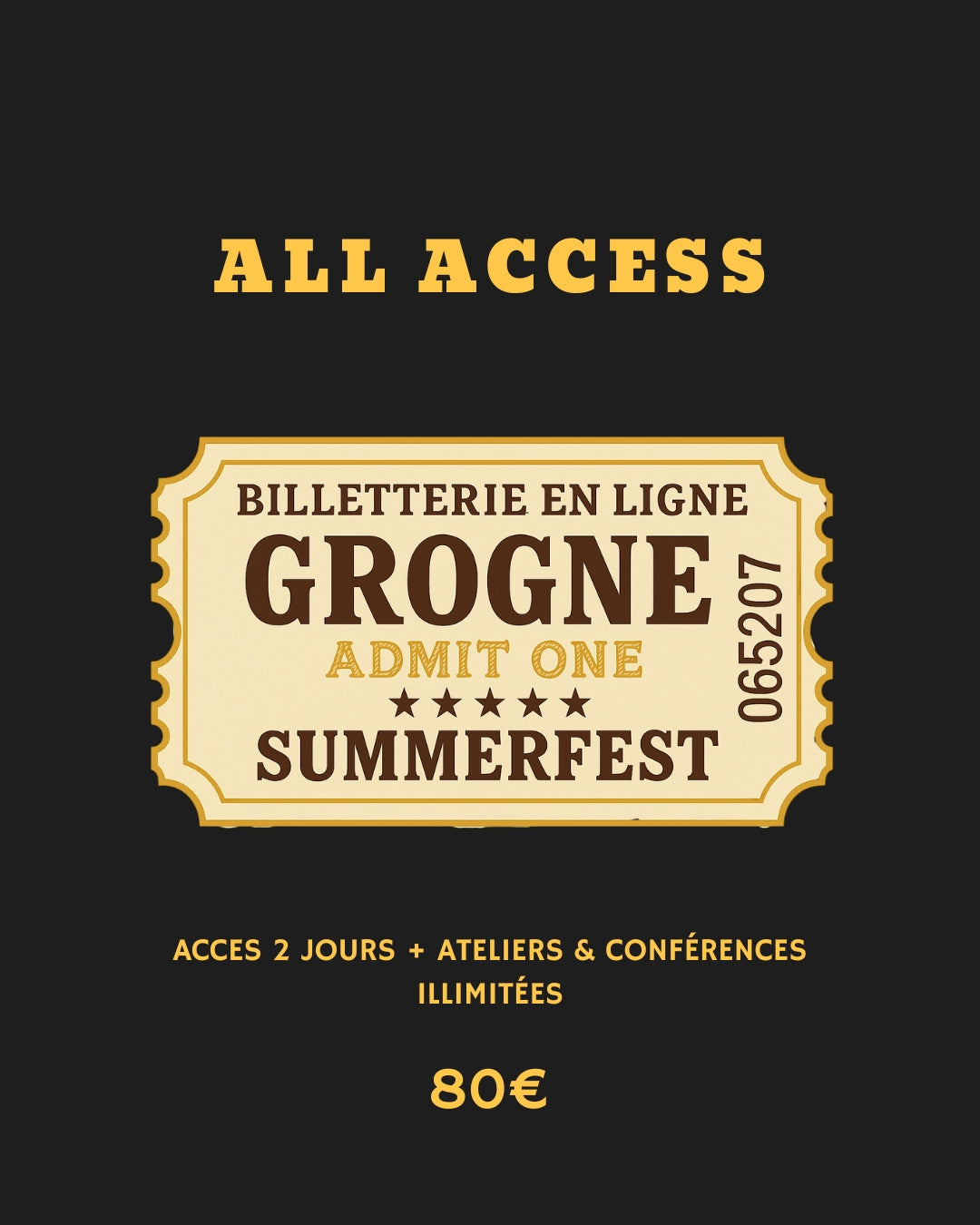 GROGNE SUMMER FEST - 5 & 6 juillet 2025