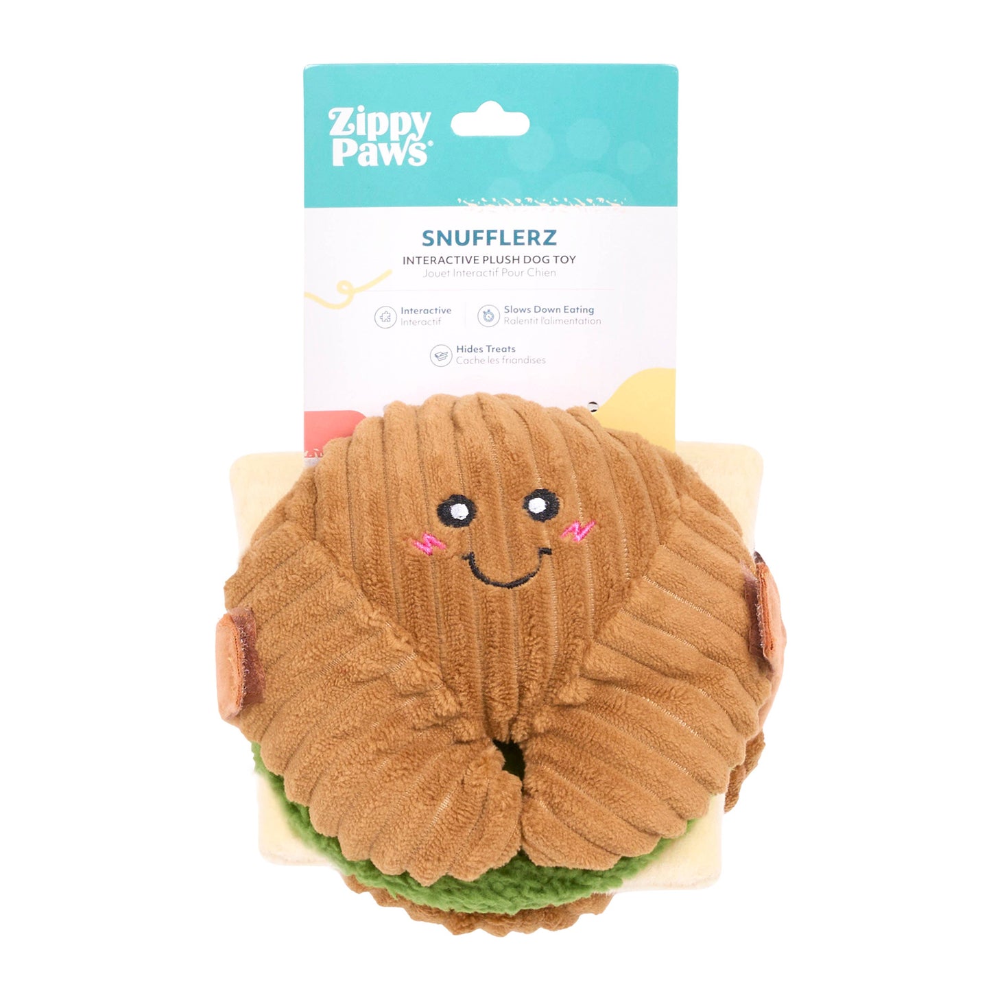 Peluche de fouille Sandwich croissant - Zippy Paws