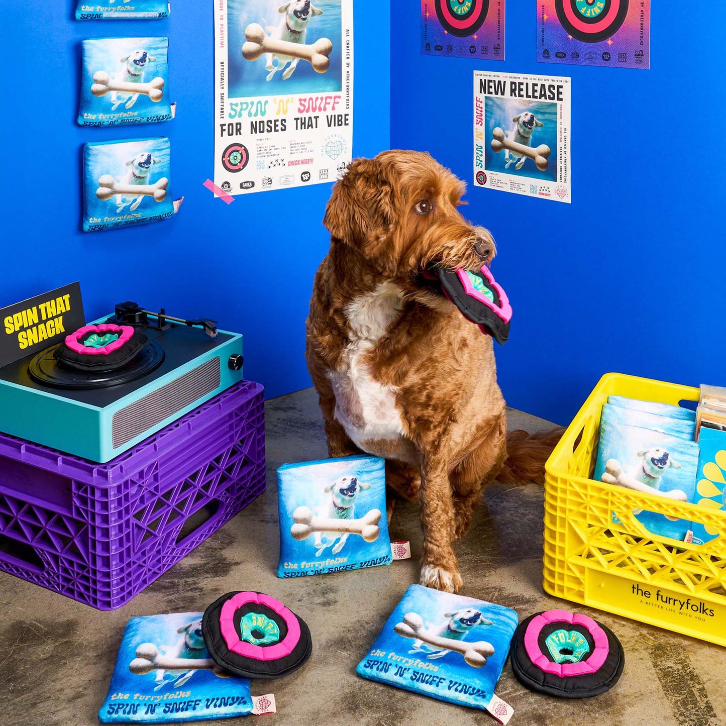 Jouet de fouille en vinyle -The furryFolks