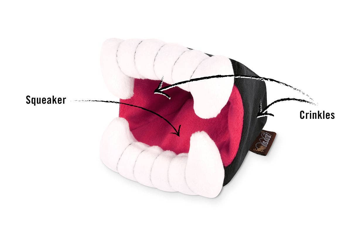 Jouet pour chien en dents de vampire