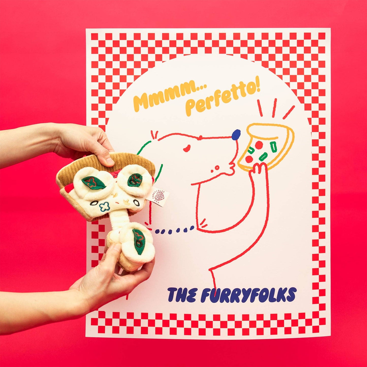 Jouet de fouille pour chien Pizza - The FurryFolks