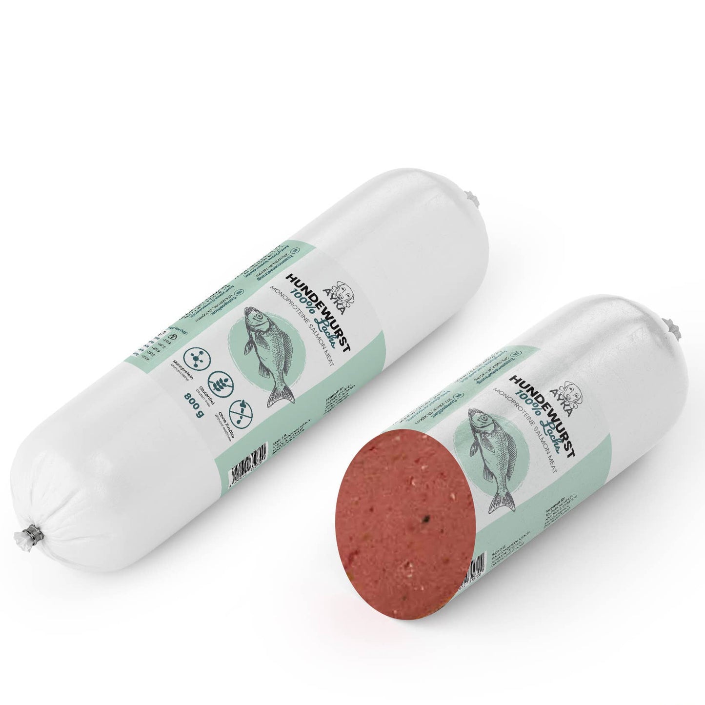 Friandises en saucisse pour chien Saumon - 400 g