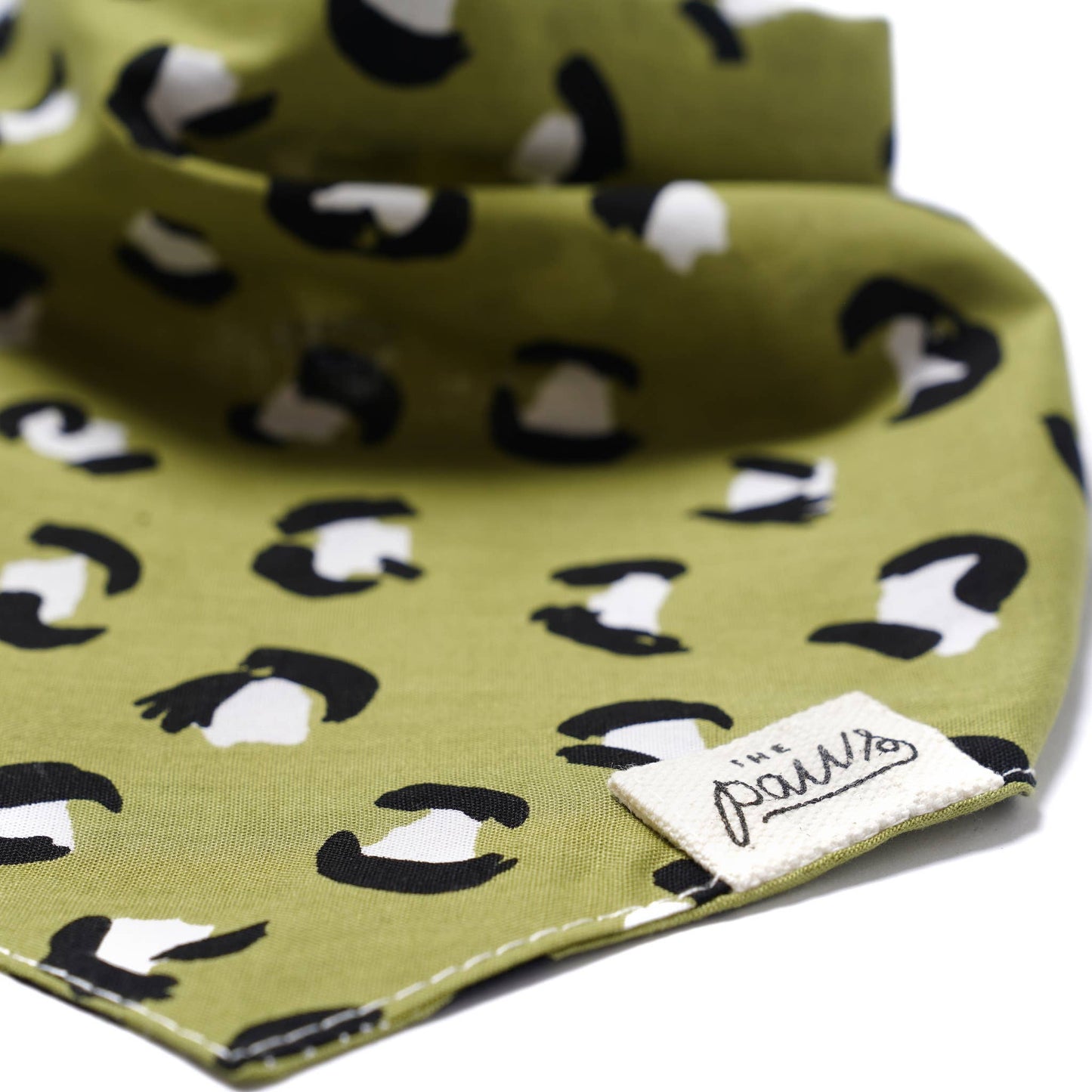 Bandana pour chien Panthere - Kaki - The Paws