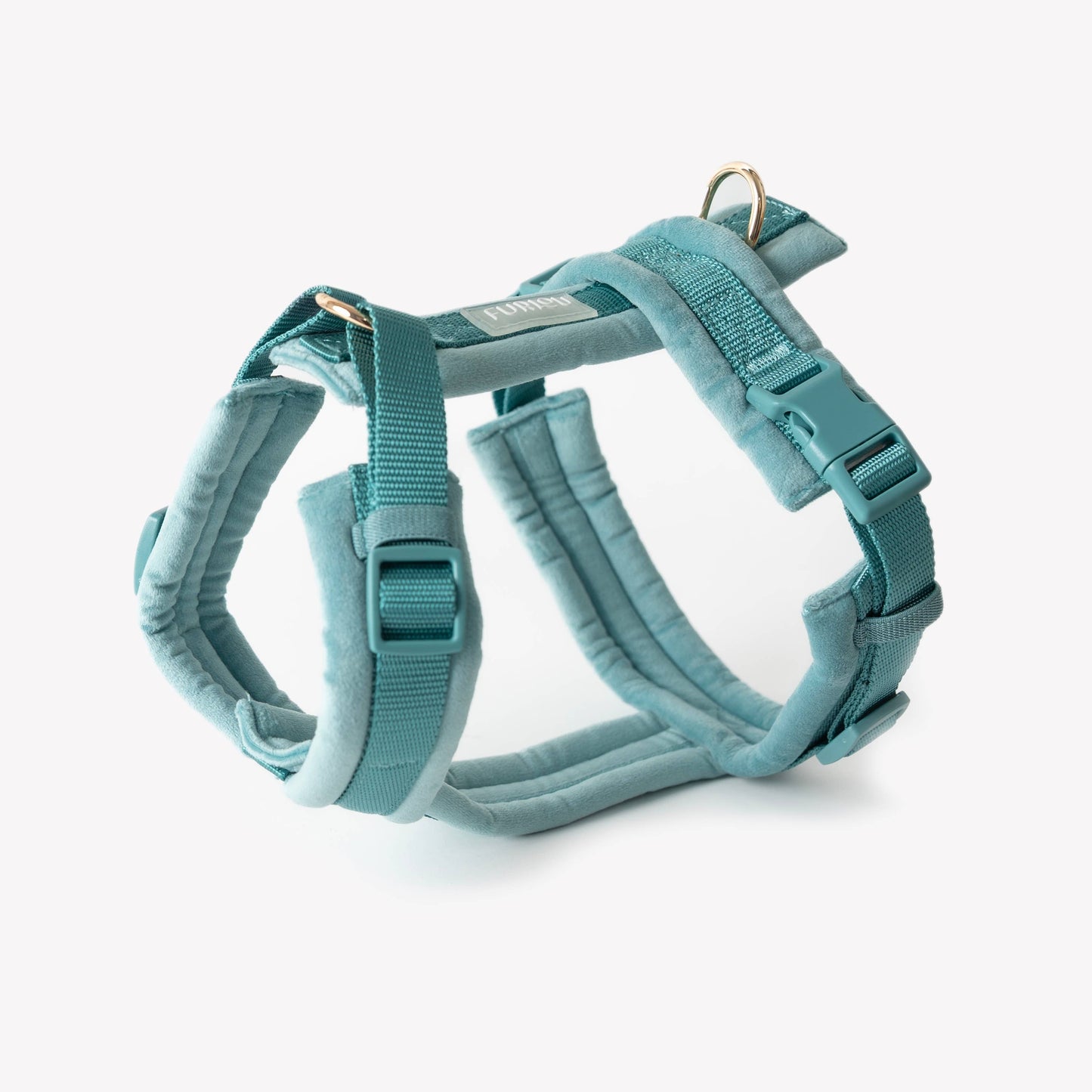 Bleu - Harnais pour chien en velours - Furlou