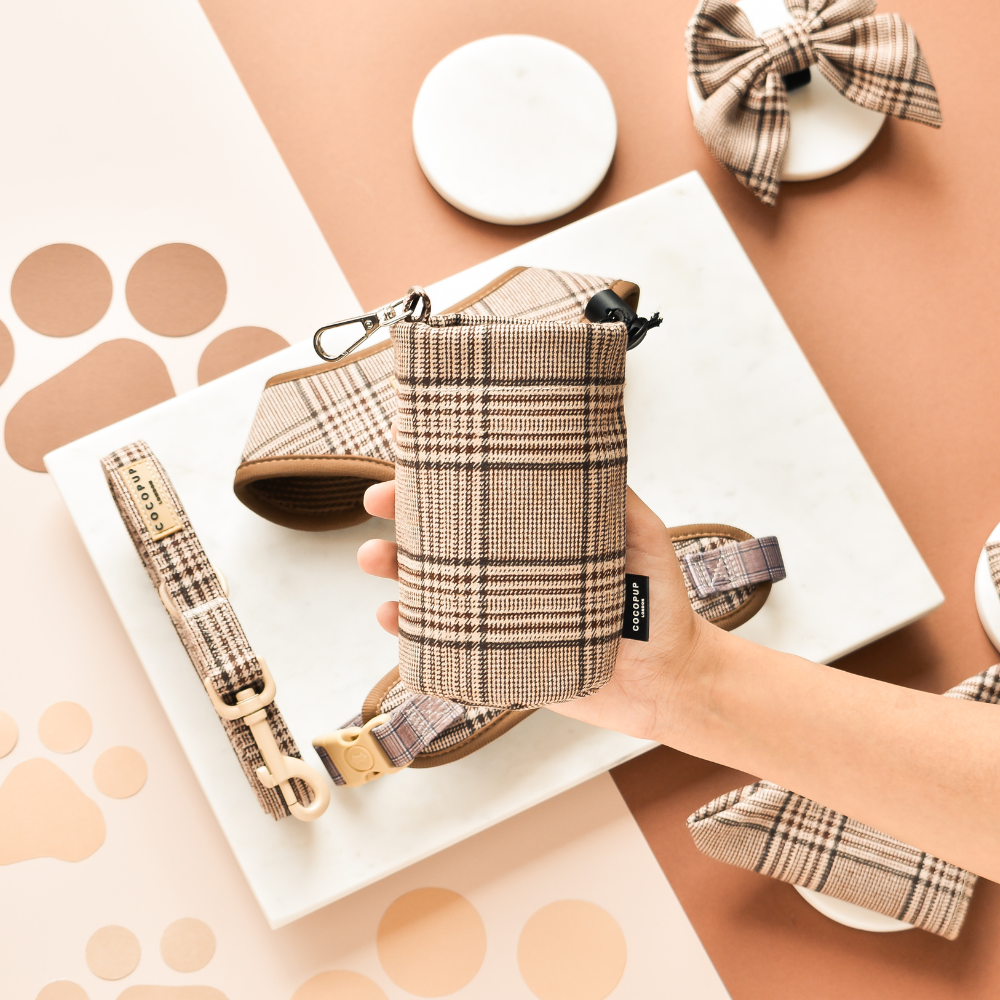 Pochette à friandises avec cordon de serrage - Carreaux - Cocopup