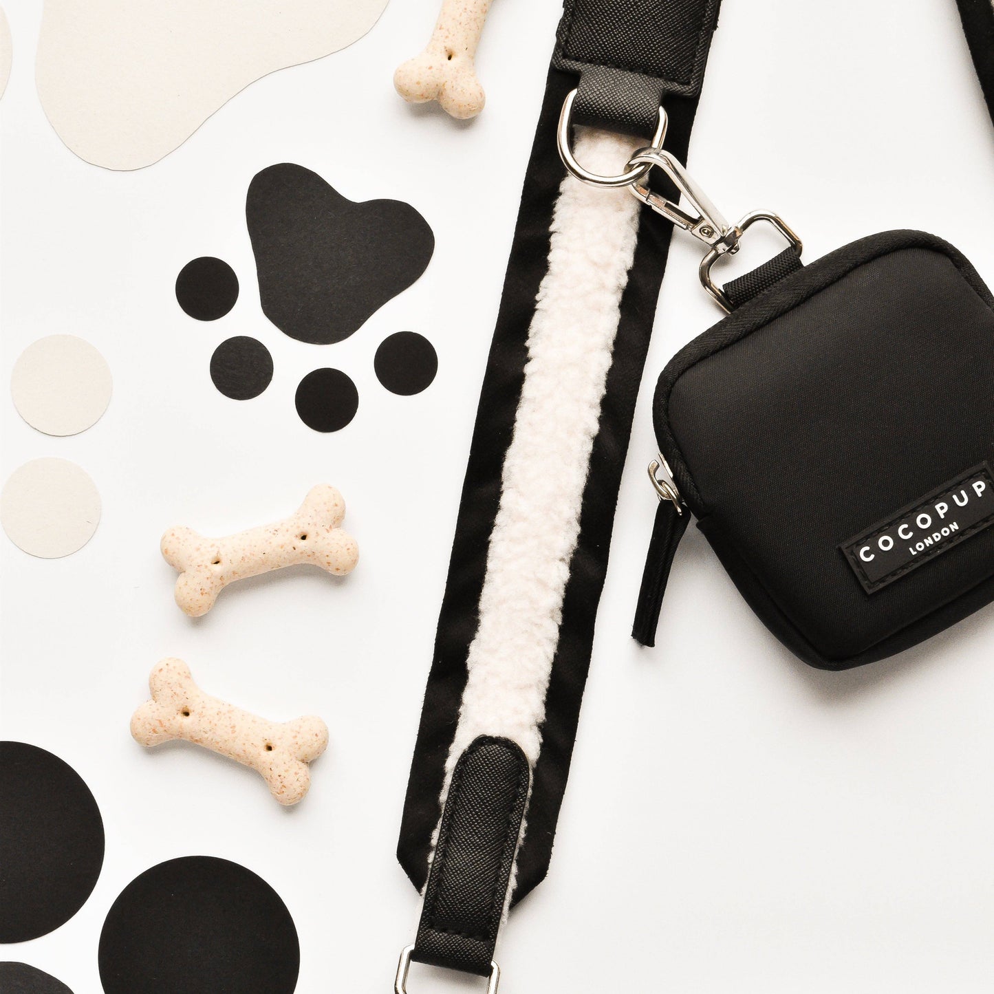 Sangle de sac - Aviator noire - Cocopup