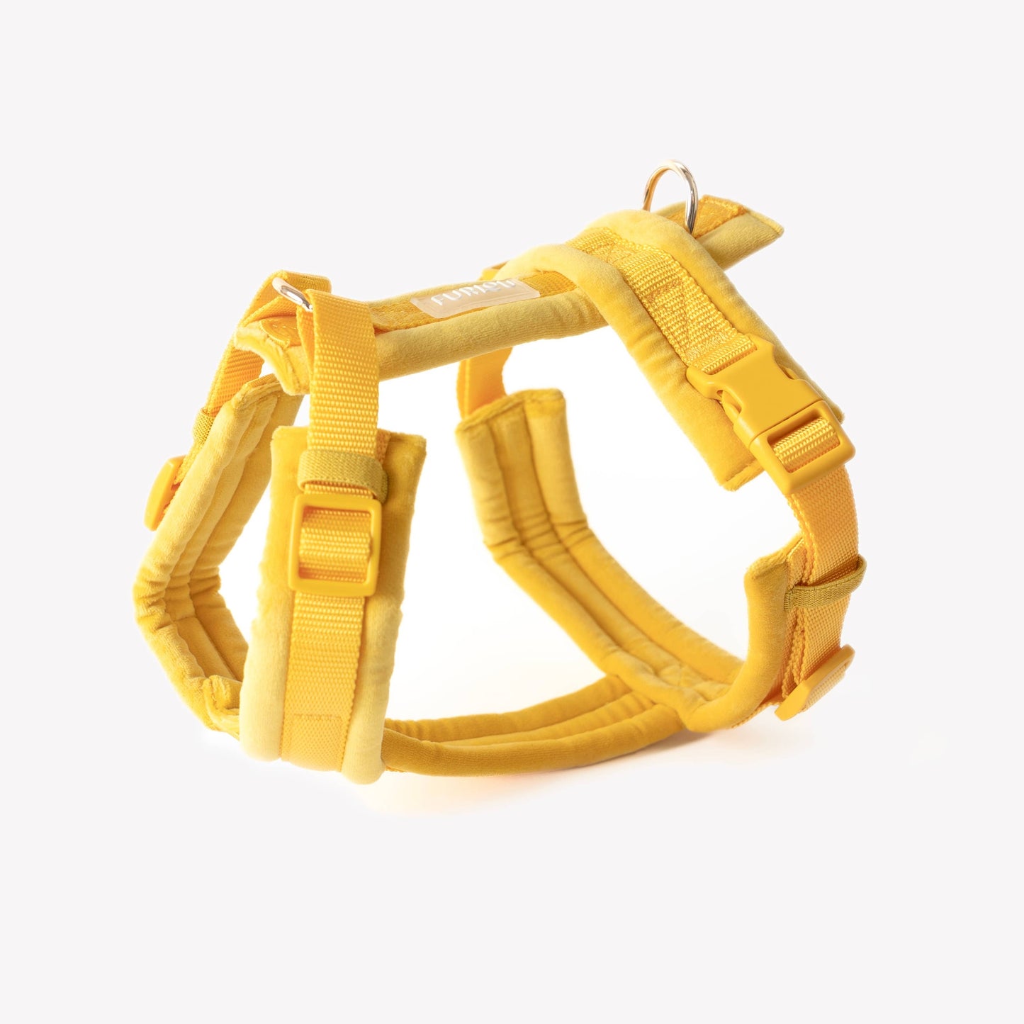 Jaune - Harnais pour chien en velours - Furlou