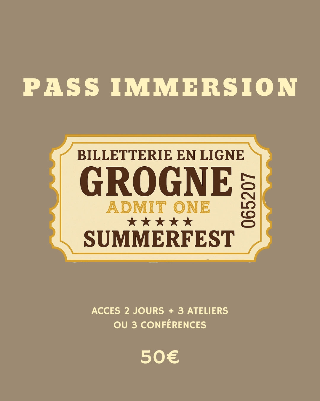 GROGNE SUMMER FEST - 5 & 6 juillet 2025