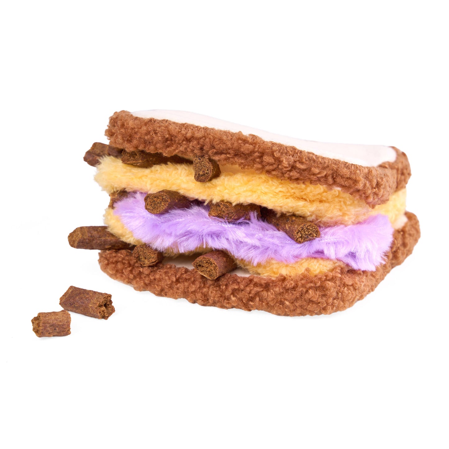 Jouet de fouille - Sandwich au beurre de cacahuète et à la confiture - ZippyPaws