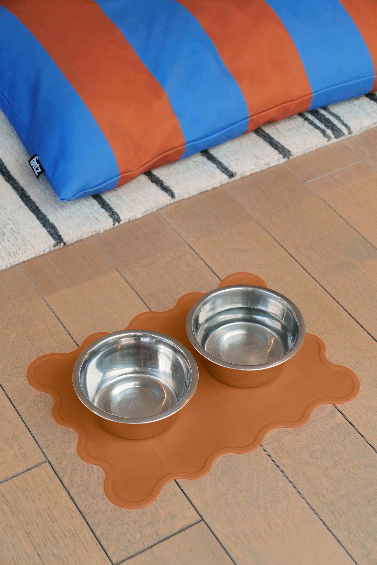 Tapis de bol The Fritz pour chiens - Zeste d'orange - Petit