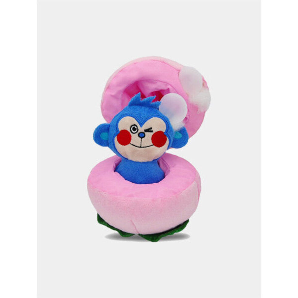 Peluche de fouille pour chien - Petit singe bleu -
