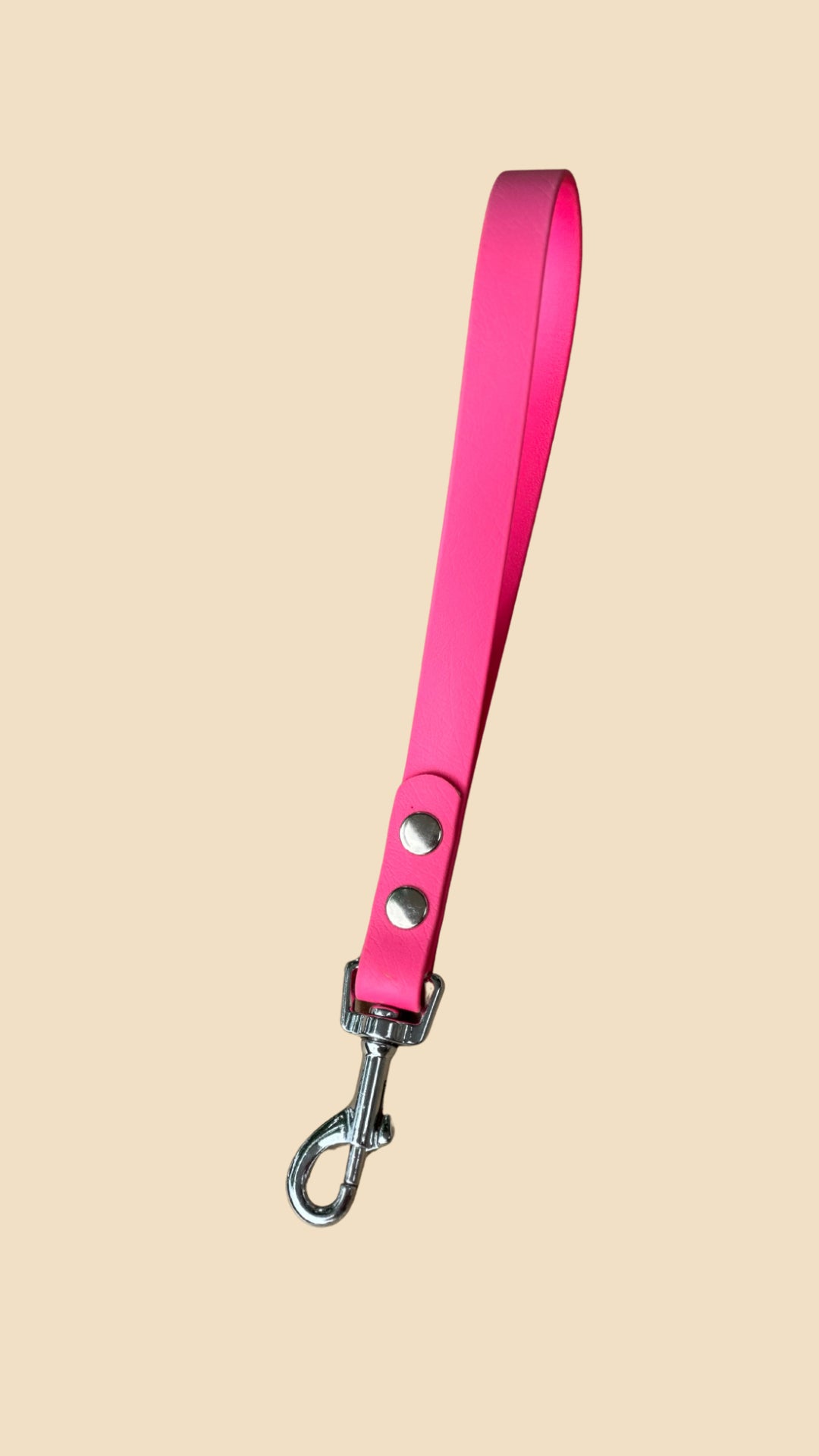 Poignet en Biothane Rose - Grogne Store