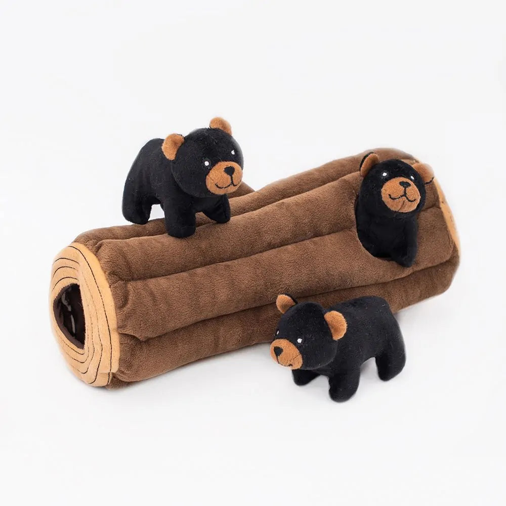 Peluche BUCHE D'OURS BRUNS