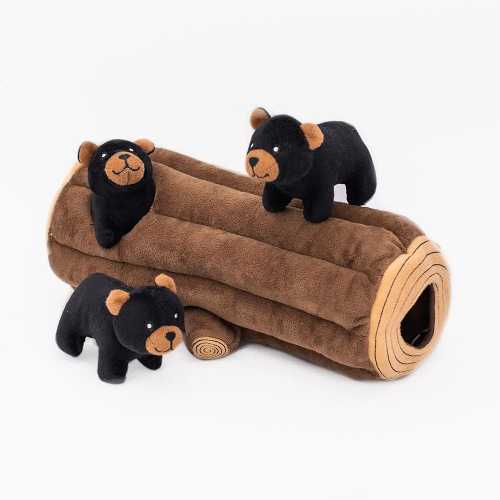 Peluche BUCHE D'OURS BRUNS