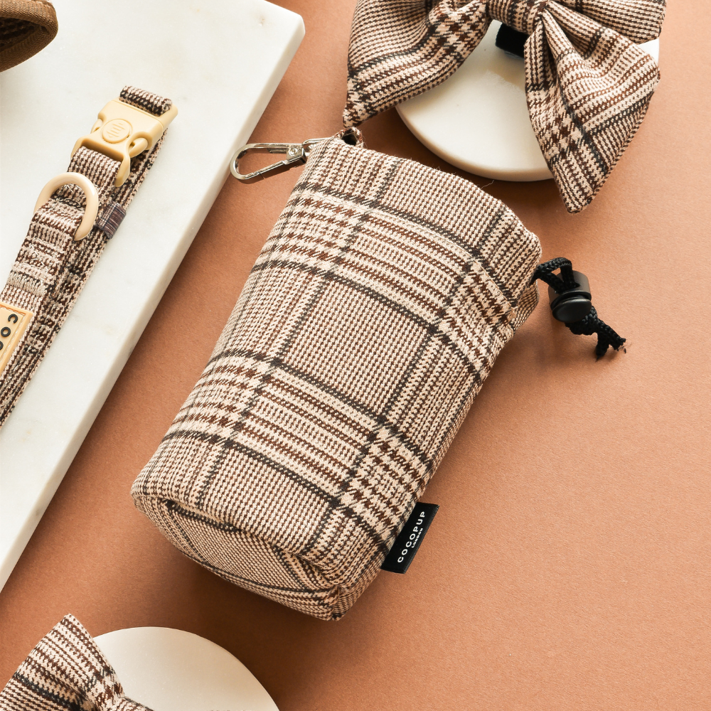 Pochette à friandises avec cordon de serrage - Carreaux - Cocopup
