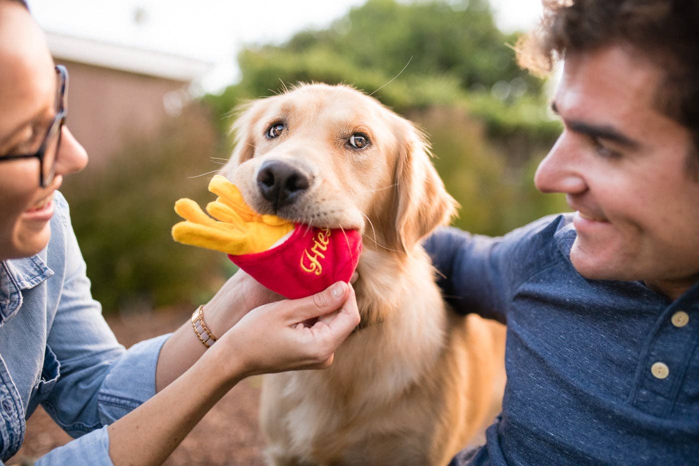 Jouet peluche pour chien Frites - P.L.A.Y