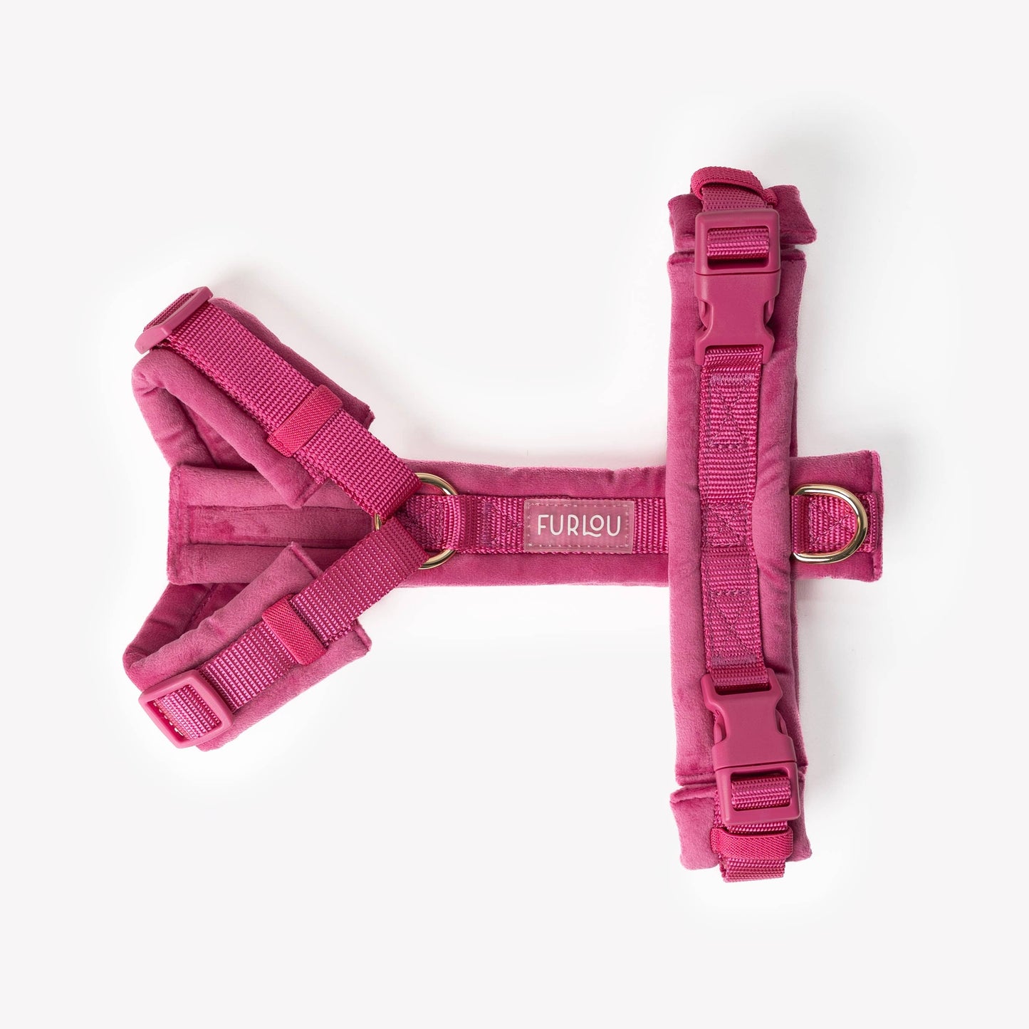 Magenta - Harnais pour chien en velours - Furlou