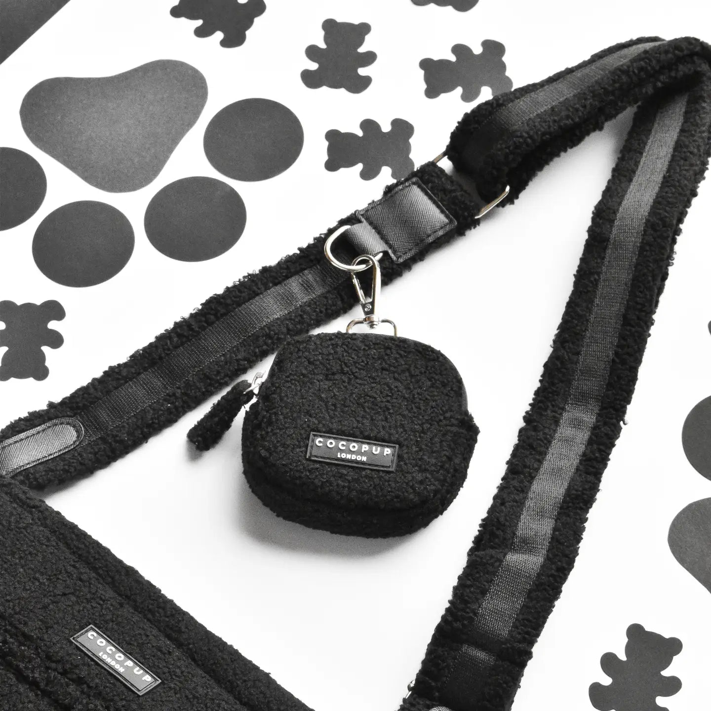 pochette à friandises teddy noir - CocoPup