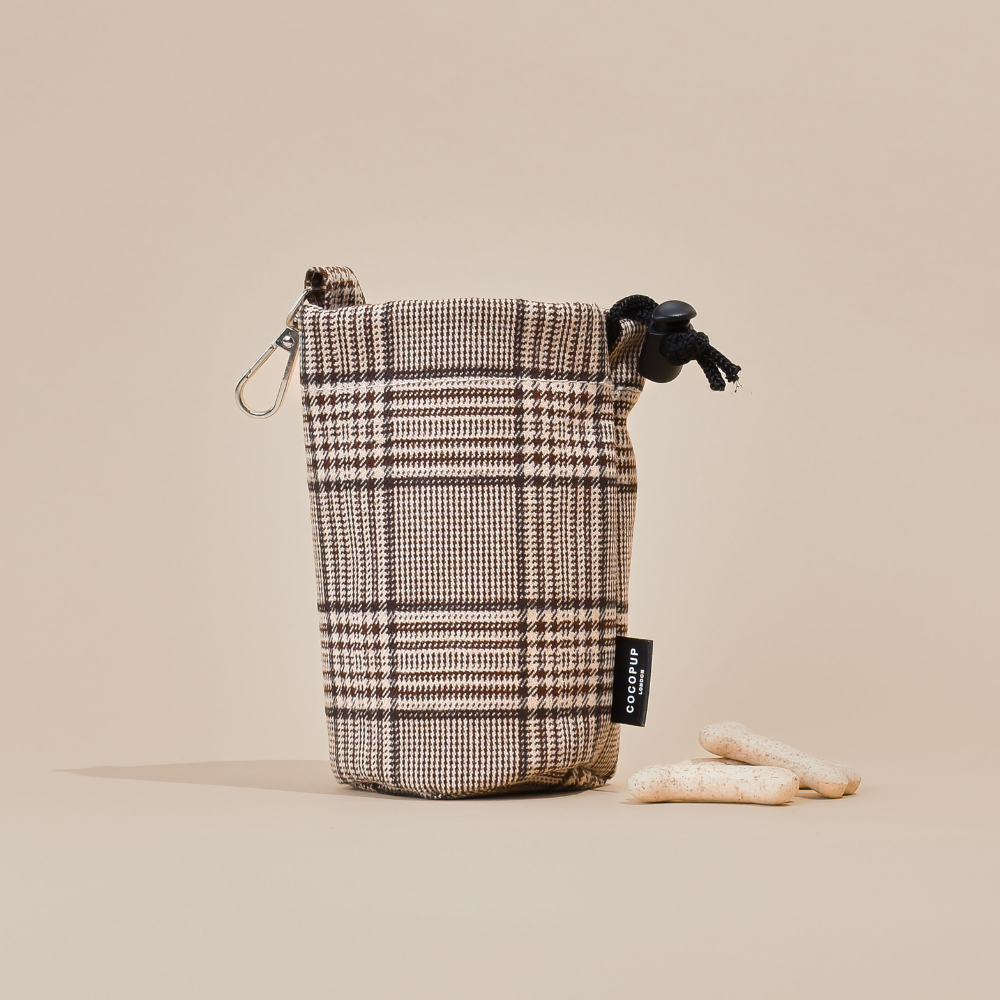 Pochette à friandises avec cordon de serrage - Carreaux - Cocopup