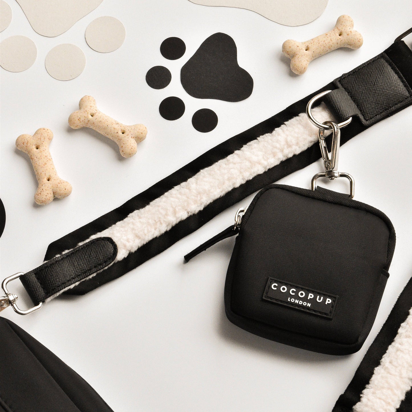 Sangle de sac - Aviator noire - Cocopup