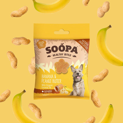 Friandises pour chien à la banane et au beurre de cacahuète - Soopa