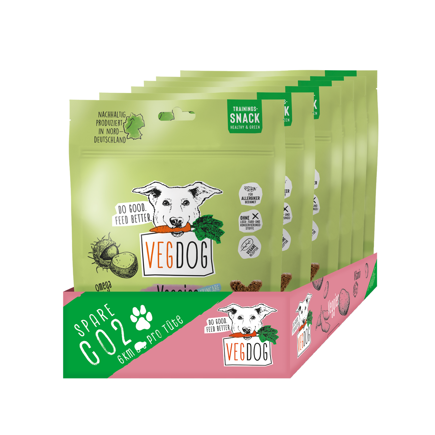 Friandises Vegan pour chien - Renfort du pelage - Vegdog