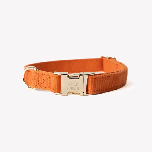 Collier pour chien en toile -  Terracota - Furlou
