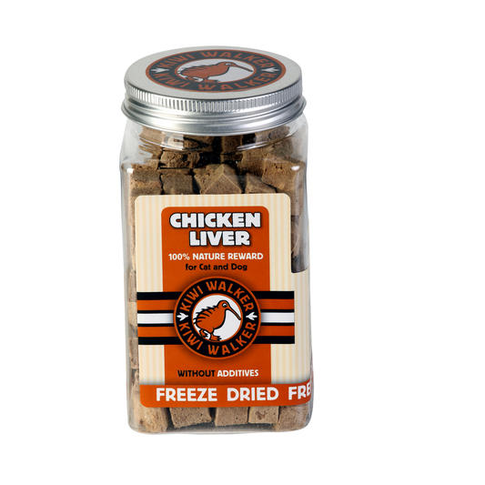 Friandises naturelles pour chien et chat - Foie de poulet - Kiwi Walker - 115g