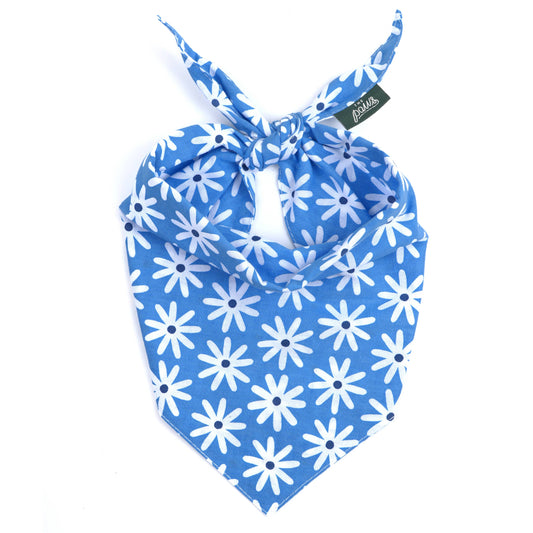 Bandana pour chien Fleure bleu - The Paws
