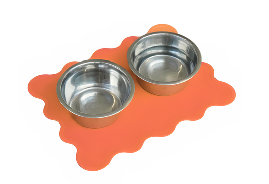 Tapis de bol The Fritz pour chiens - Zeste d'orange - Petit
