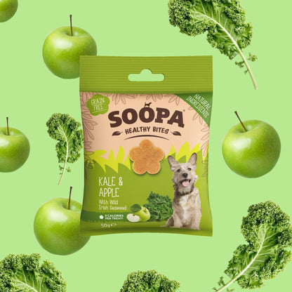 Friandises pour chiens au chou kale et pomme - Soopa