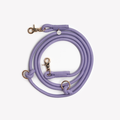 Lavender - Laisse en corde tressée pour chien mains libre - Furlou