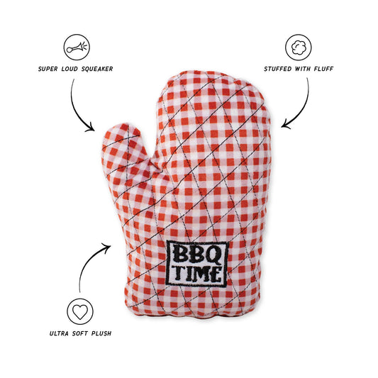 Jouet pour chien en gant de barbecue - Petshop