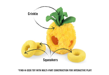 Peluche de fouilles pour chien Ananas - P.L.A.Y