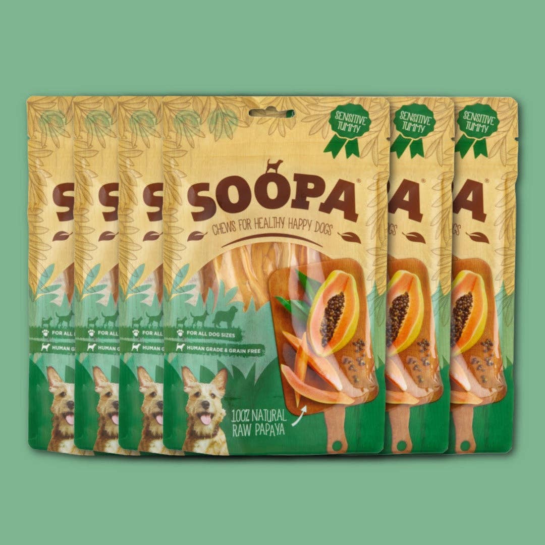 Friandises naturelles à la papaye pour chiens - Soopa