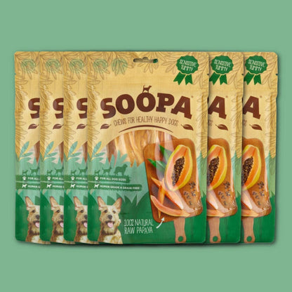 Friandises naturelles à la papaye pour chiens - Soopa
