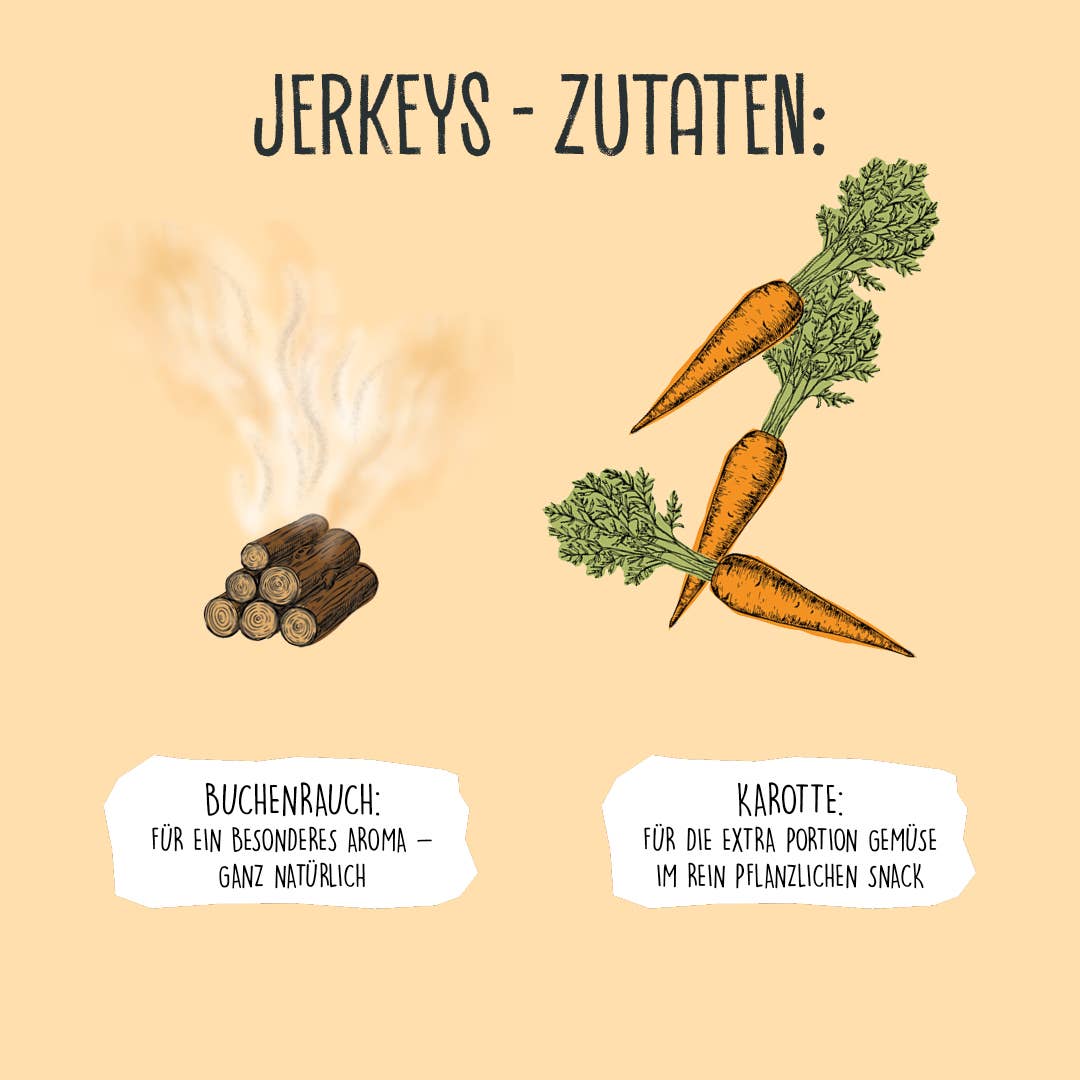 Friandises bâtonnet Vegan pour chien - Jerkeys - Vegdog