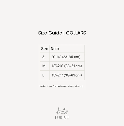 Collier pour chien en toile - Marron - Furlou