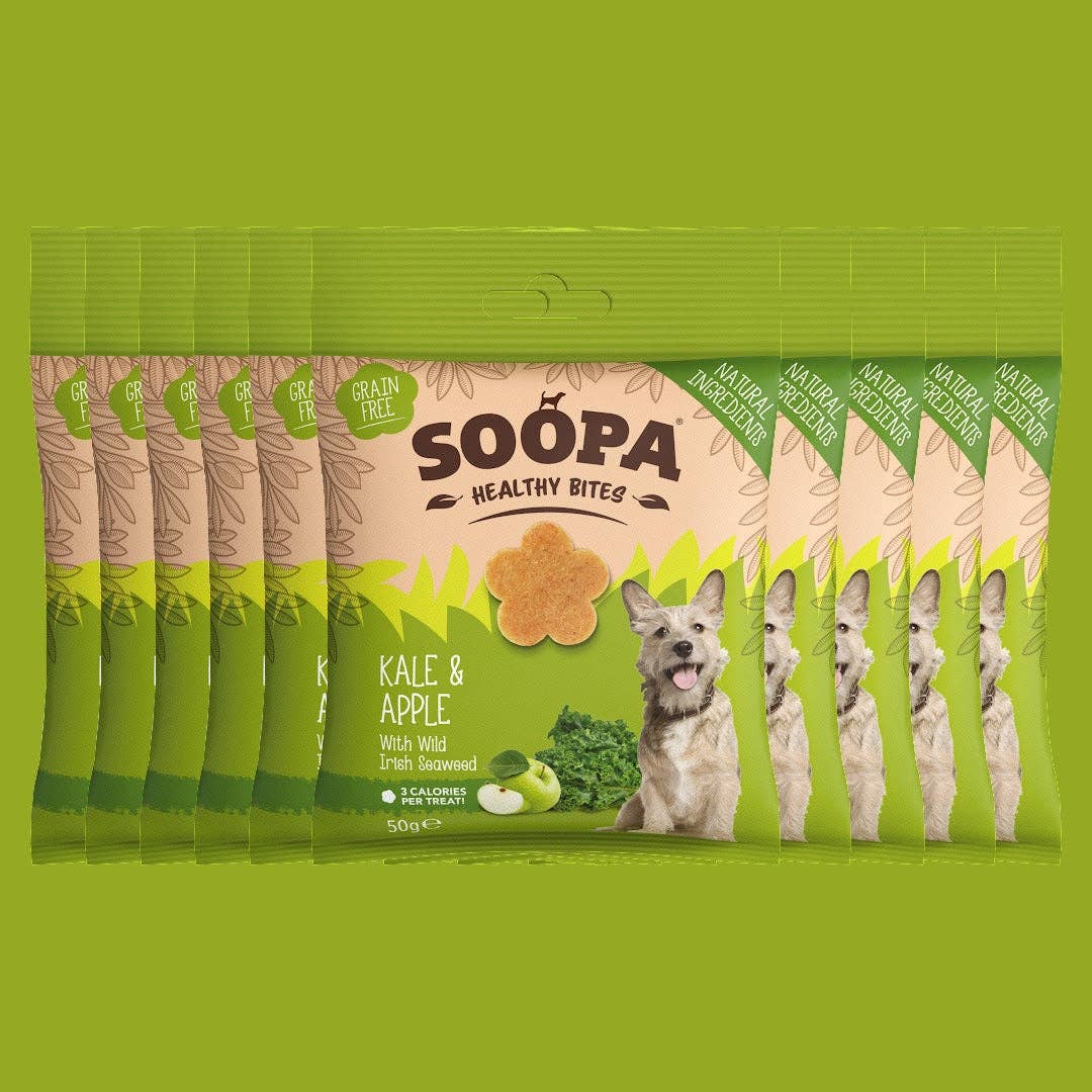 Friandises pour chiens au chou kale et pomme - Soopa