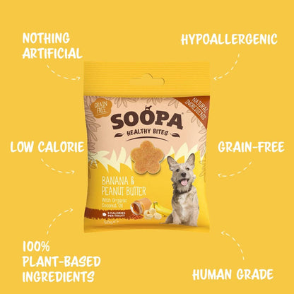 Friandises pour chien à la banane et au beurre de cacahuète - Soopa