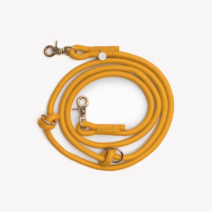 Jaune - Laisse pour chien tressée mains libres - Furlou
