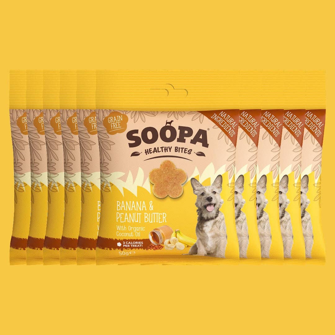 Friandises pour chien à la banane et au beurre de cacahuète - Soopa