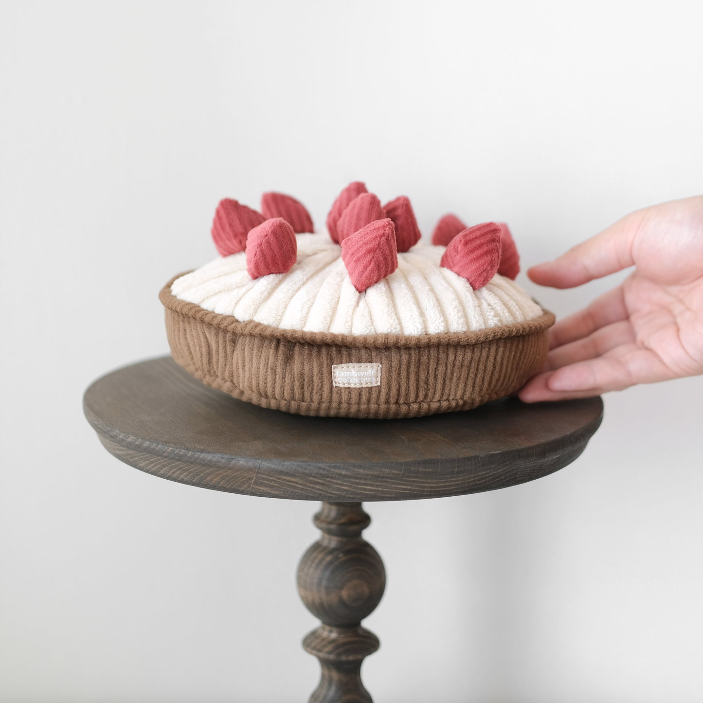 JOUET POUR CHIEN EN FORME DE TARTE AUX fraises - Lambwolf