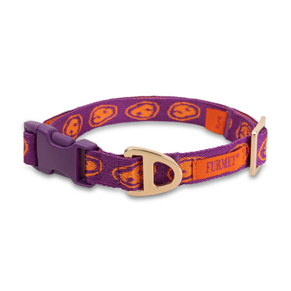 Collier pour chien orange & violet - Furmey