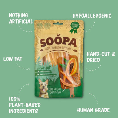 Friandises naturelles à la papaye pour chiens - Soopa