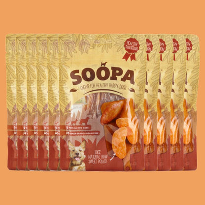 Friandises naturelles à mâcher pour chien à la patate douce - Soopa