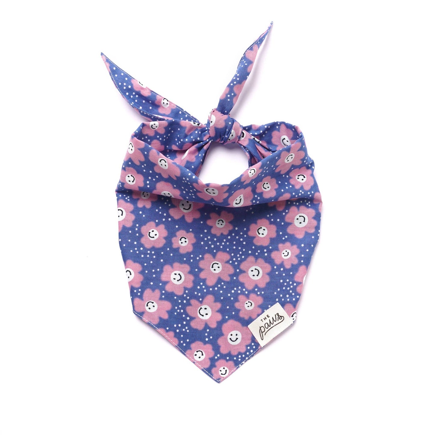 Bandana pour chien FLEURIE VIOLET