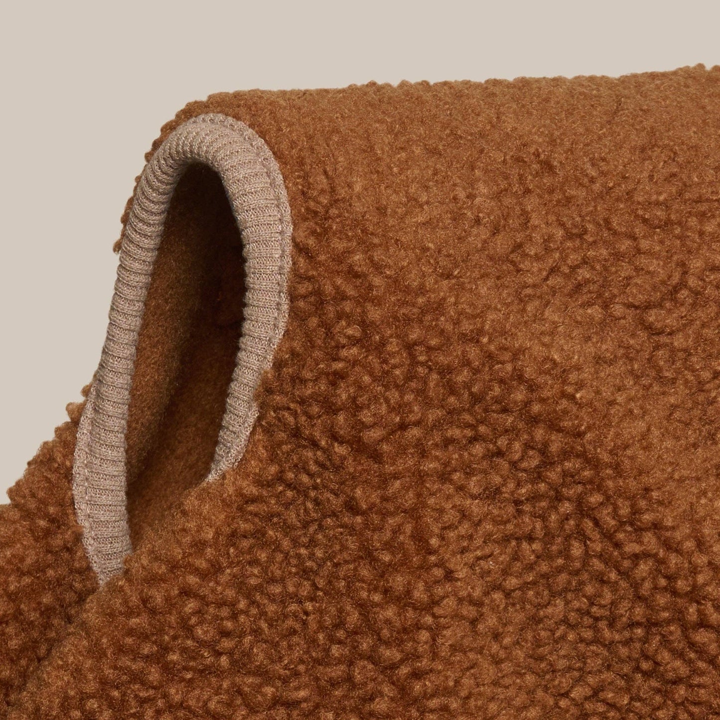 Pull pour chien en teddy marron - Drew