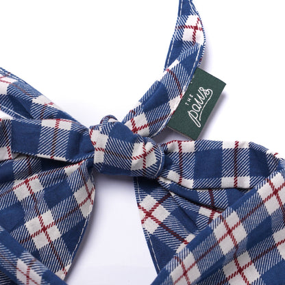 Bandana pour Chien - Tartan Bleu - The Paws